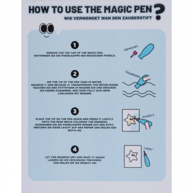 Logo trade promotional gift photo of: Watercoloring Book ANGERS